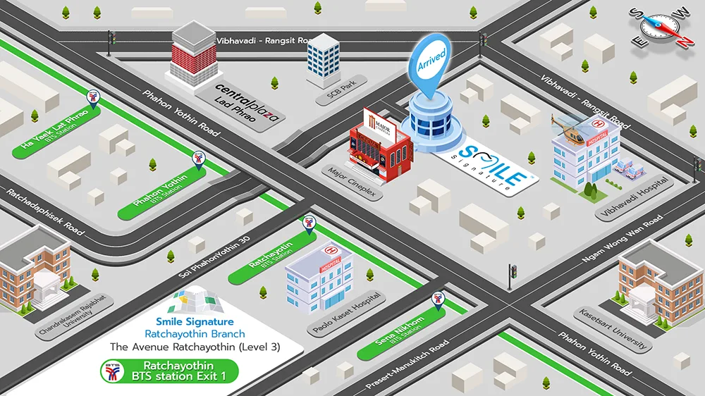Map Smile Signature at Ratchayothin