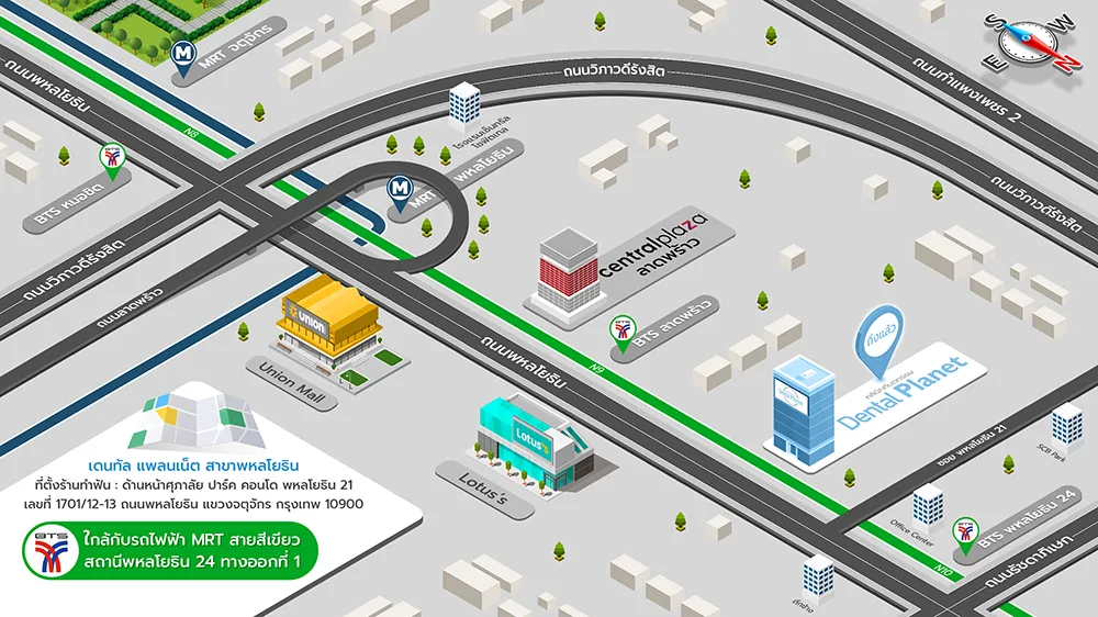 Maps Dental Planet Phahonyothin
